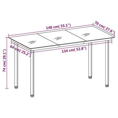 5 Piece Garden Dining Set Light Grey Payday Deals