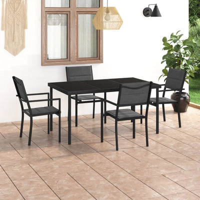 5 Piece Outdoor Dining Set Steel Payday Deals