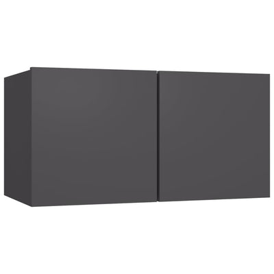 5 Piece TV Cabinet Set Grey Engineered Wood Payday Deals
