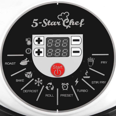 5 Star Chef 10L 8 Function Convection Oven Cooker Air Fryer- White
