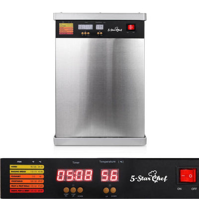 5 Star Chef Stainless Steel Food Dehydrator with 8 Trays