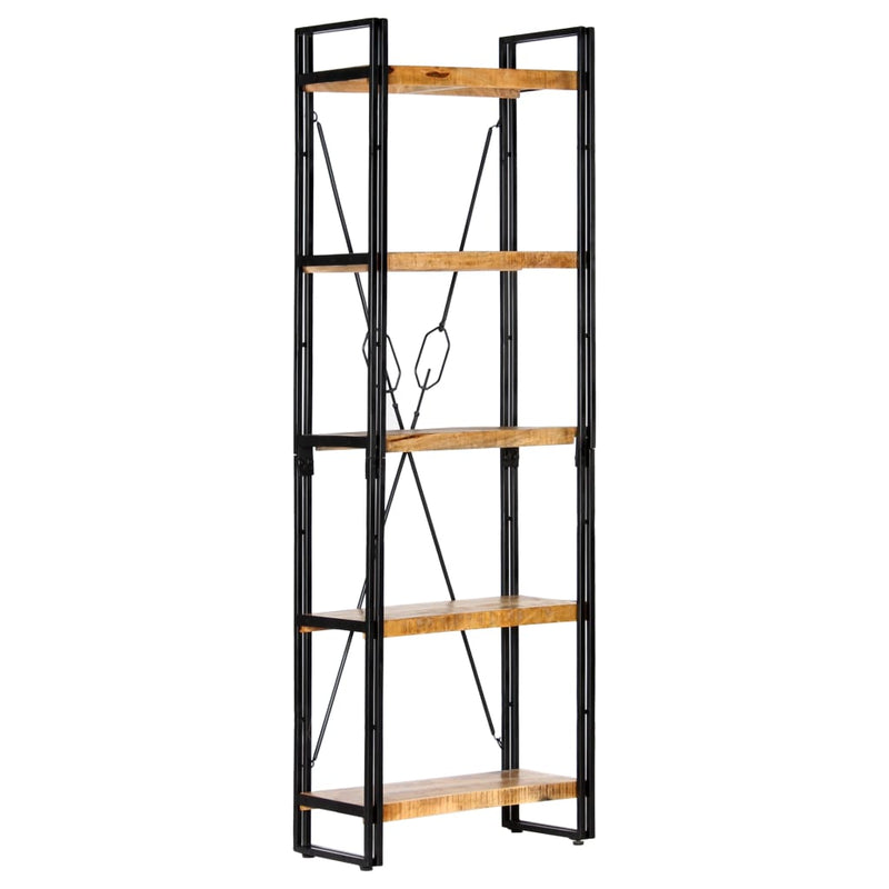 5-Tier Bookcase 60x30x180 cm Solid Mango Wood Payday Deals