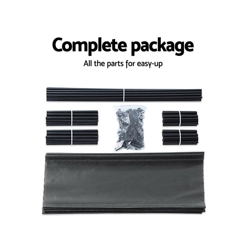50 Pairs 10 Tier Shoe Rack Metal Shelf Holder Stackable Portable Black Payday Deals