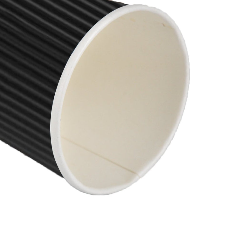 50 Pcs 16oz Disposable Takeaway Coffee Paper Cups Triple Wall Take Away w Lids Payday Deals