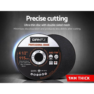 50 x 4.5" Cutting Disc 115mm Metal Cut Off Wheel Angle Grinder Thin Steel