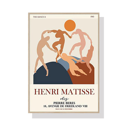 50cmx70cm Dancing by Henri Matisse Wood Frame Canvas Wall Art Payday Deals