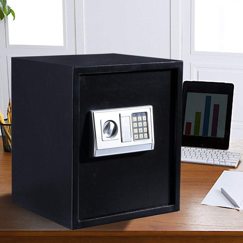 50L Electronic Safe Digital Security Box Home Office Cash Deposit Password Payday Deals