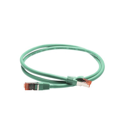 50m Cat 6A S/FTP LSZH Ethernet Network Cable. Green