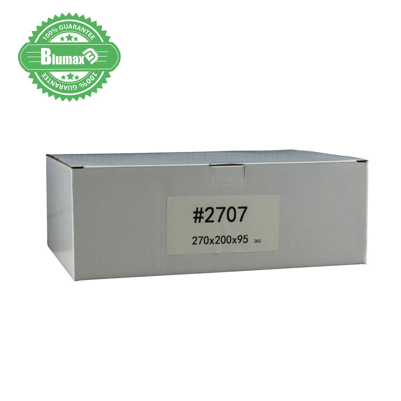 50x 100mm x 75mm x 50mm White Carton Cardboard Shipping Box (