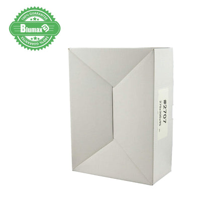 50x 100mm x 75mm x 50mm White Carton Cardboard Shipping Box (#2707) for 3KG satchel