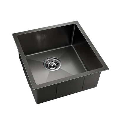Cefito Stainless Steel Kitchen Sink 510X450MM Under/Topmount Sinks Laundry Bowl Black Payday Deals