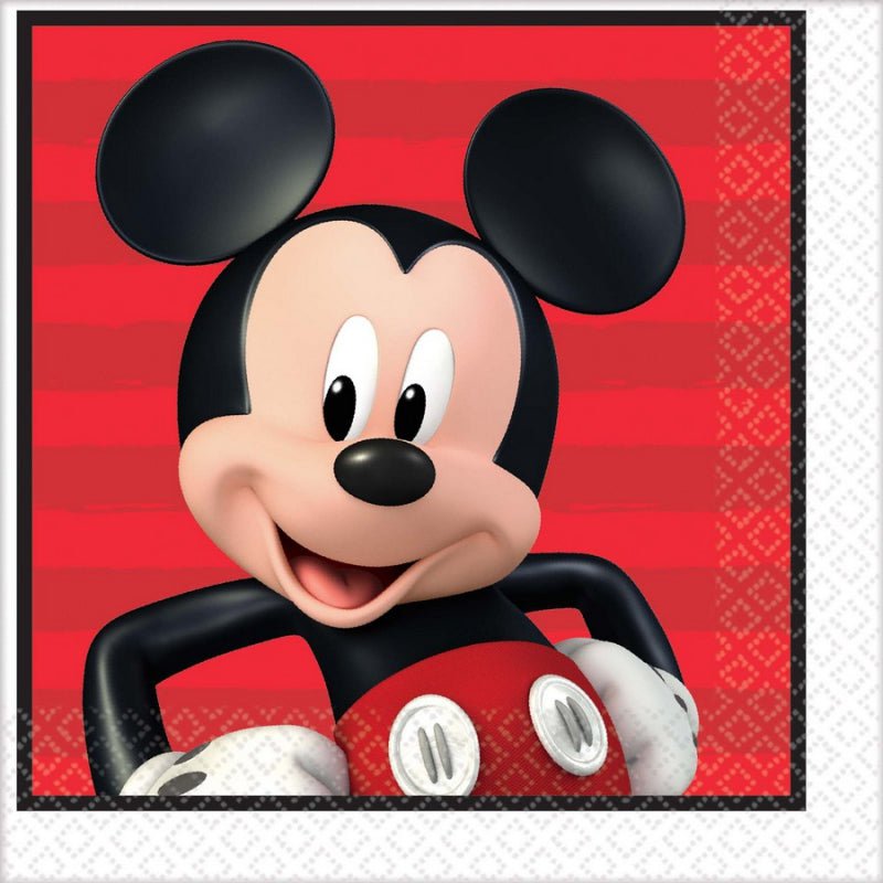 Mickey Mouse on the Go Lunch Napkins 16 Pack