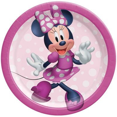 Minnie Mouse Forever Lunch Paper Plates 8 Pack