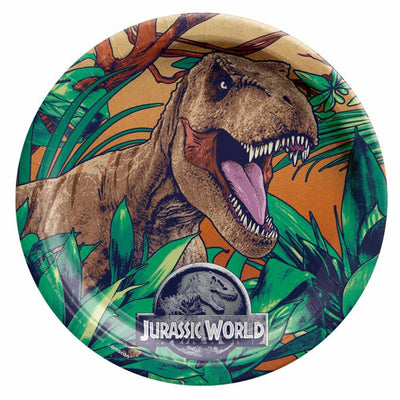 Dinosaur Jurassic Into The Wild Paper Dinner Plates 8 Pack