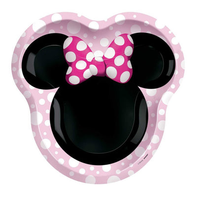 Minnie Mouse Forever Shaped Paper Plates 8 Pack
