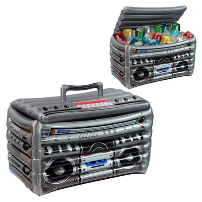 80's Party Supplies Inflatable Boom Box Drinks Cooler