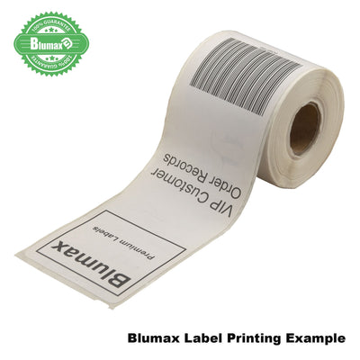 12 Rolls Pack Blumax Alternative Lever Arch Files White Labels for Dymo #99019 59mm x 190mm 110L - Payday Deals