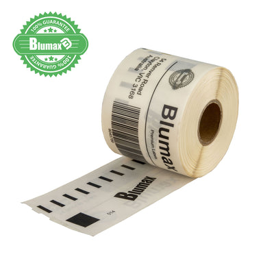 6x Blumax Alternative for Dymo #99014 54mm x 101mm 260L Transparent/Clear  Labels - Payday Deals