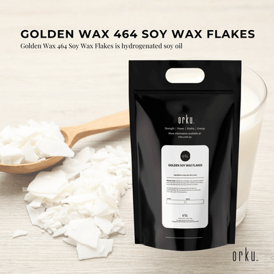 5Kg Golden 464 Soy Wax Flakes - 100% Pure Natural DIY Candle Melts Chips Payday Deals