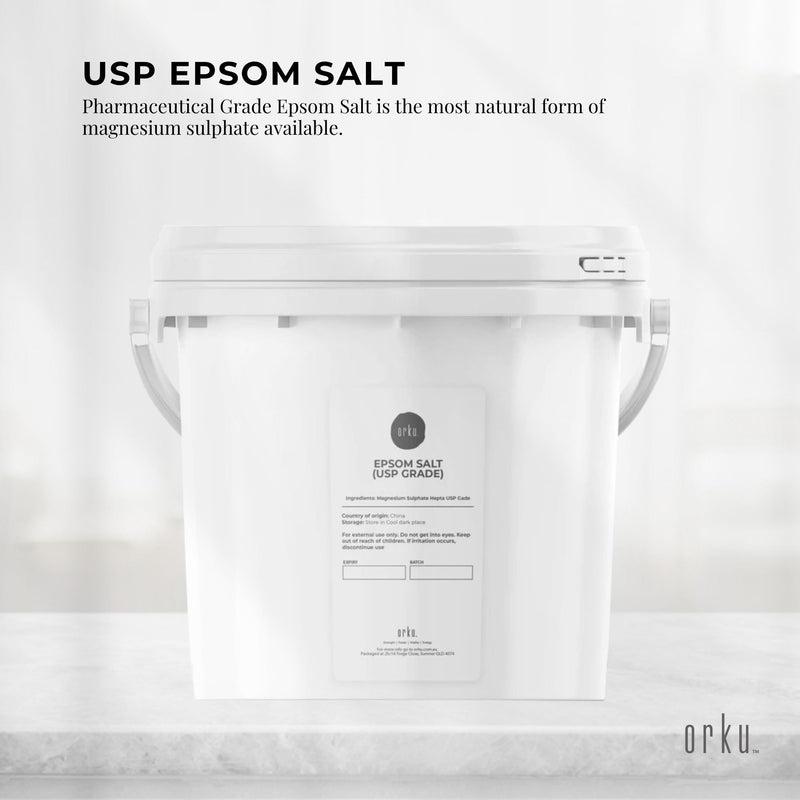 5kg USP Epsom Salt Pharmaceutical Grade - Tub Magnesium Sulfate Bath Salts Payday Deals