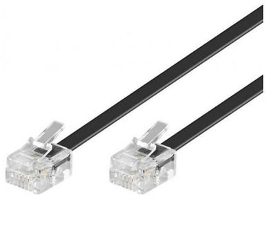 5m Flat telephone cable RJ12-RJ12