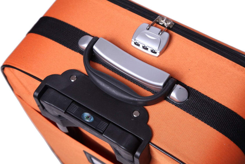5pc Suitcase Trolley Travel Bag Luggage Set ORANGE Payday Deals