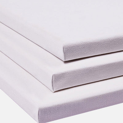 5x Blank Artist Stretched Canvases Art Large White Range Oil Acrylic Wood 50x60 Payday Deals