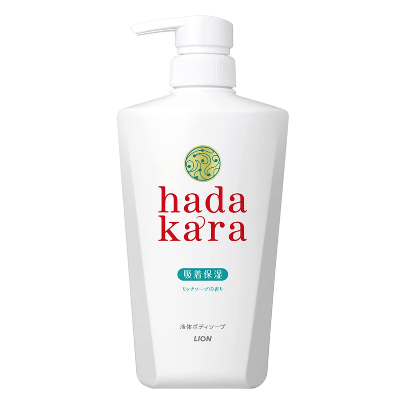 [6-PACK] Lion Japan Hadakara Body Soap Body Wash  500ml Fresh Soap fragrance Payday Deals