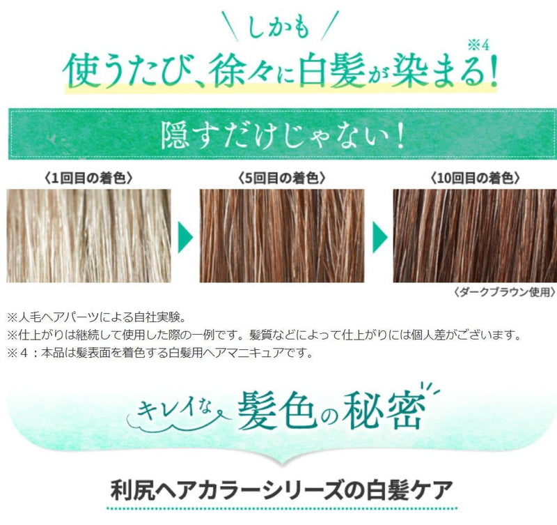 [6-PACK] Rishiri Kombu White Hair Hair Dye Stick 20g Dark Brown Payday Deals