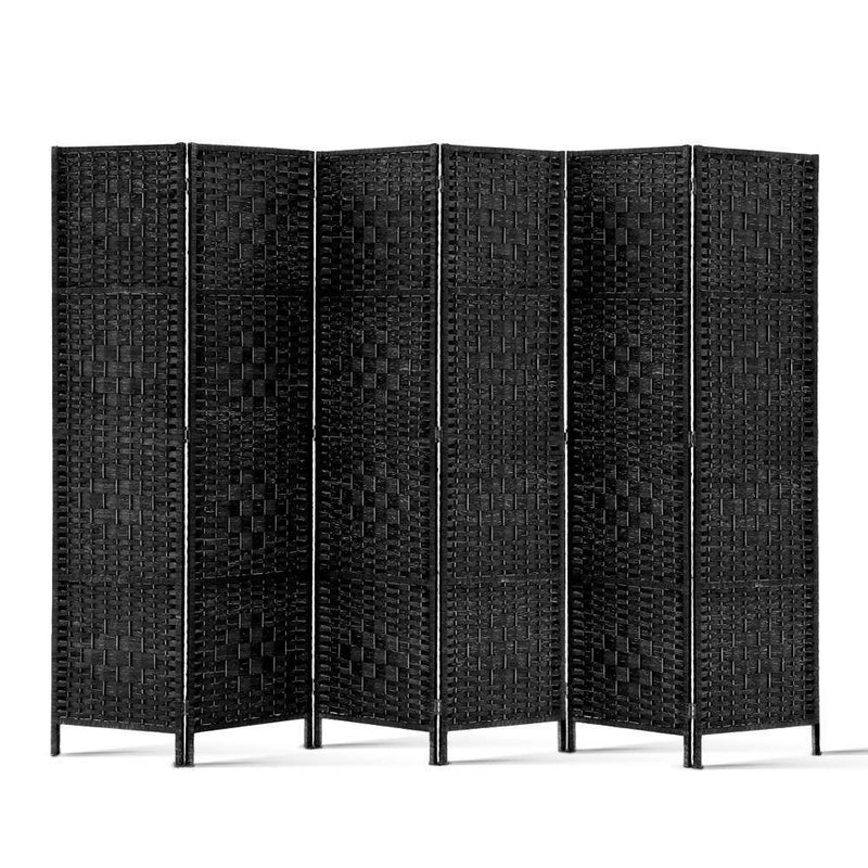 Artiss 6 Panel Room Divider - Black Payday Deals