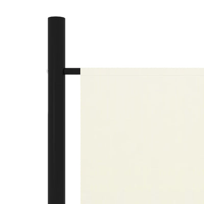 6-Panel Room Divider Cream White 300x180 cm Payday Deals