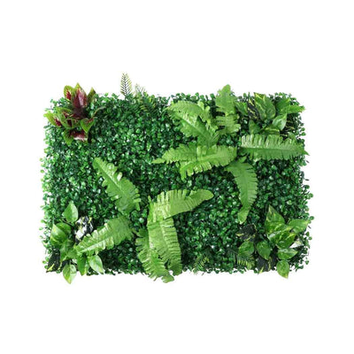 6 x Artificial Hedge Grass Plant Hedge Fake Vertical Garden Green Wall Ivy Mat Fence Payday Deals