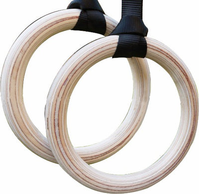 Birch Wood Gymnastic Rings - Payday Deals