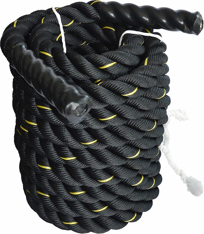 Battle Rope Dia 3.8cm x 9M length Poly Exercise Workout Strength Training - Payday Deals