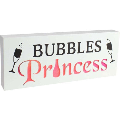 Led Sign Board Bubbles Princess
