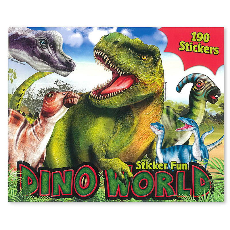Dino World Sticker Book 190 Stickers 30cm - Payday Deals