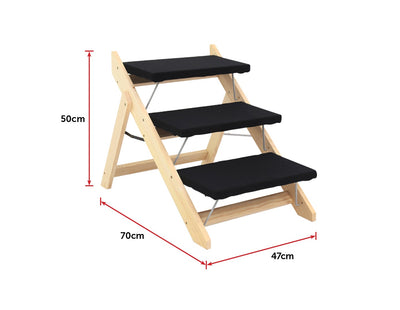 3 Steps Portable Dog Cat Pet Stairs - Payday Deals