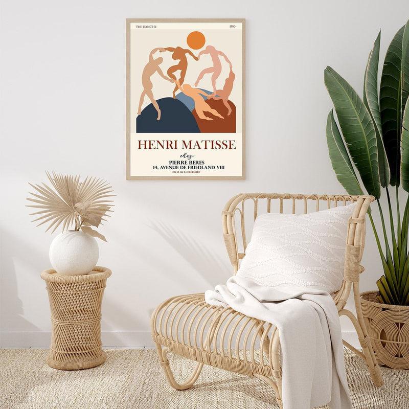 60cmx90cm Dancing by Henri Matisse Wood Frame Canvas Wall Art Payday Deals