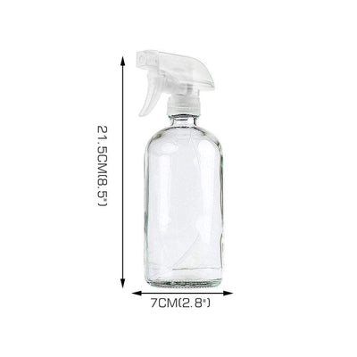 6x 500ml Clear Glass Spray Bottles Trigger Water Sprayer Aromatherapy Dispenser Payday Deals