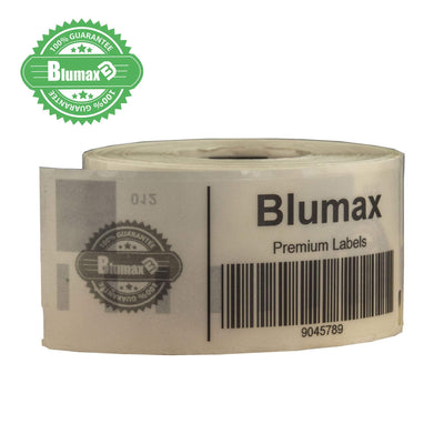 6x Blumax Alternative for Dymo #99013 36mm x 89mm 260L Transparent Labels