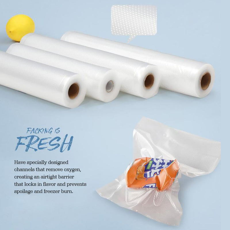 6x Vacuum Food Sealer Bag Bags Foodsaver Storage Saver Seal Commercial Heat Roll Payday Deals