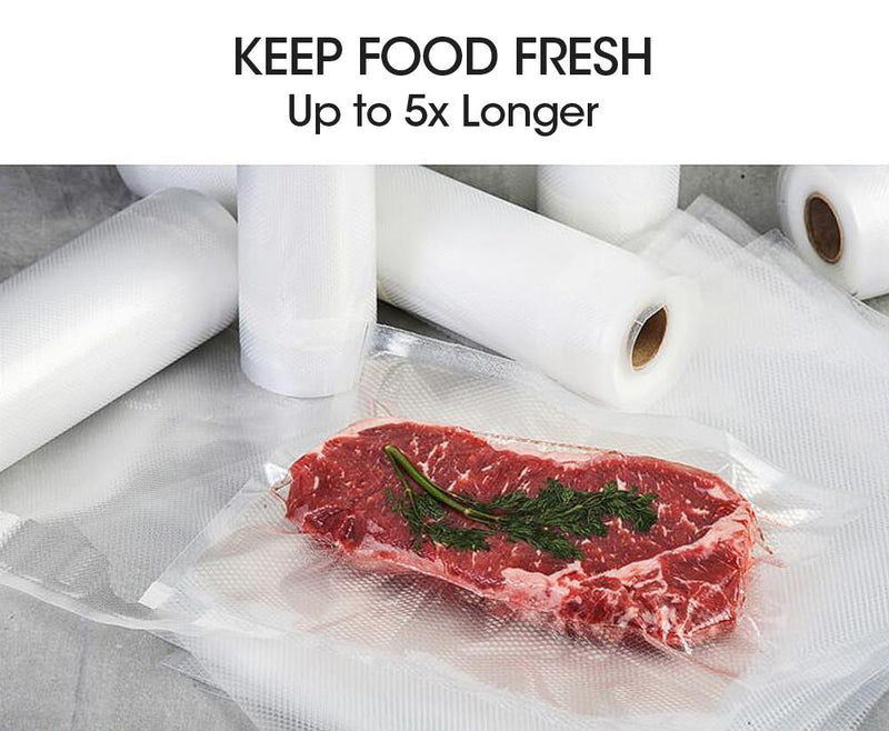 6x Vacuum Food Sealer Bag Bags Foodsaver Storage Saver Seal Commercial Heat Roll Payday Deals