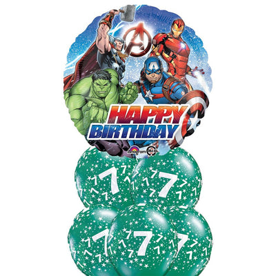 7th Birthday Avengers Happy Birthday Balloon Party Pack Payday Deals