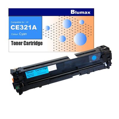 8 Pack Blumax Alternative Toner Cartridges for HP CE320A/321A/322A/323A(128A)