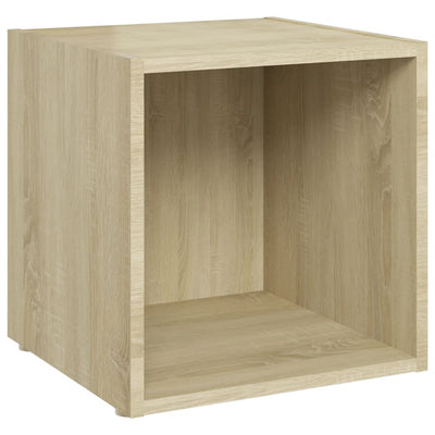 8 Piece TV Cabinet Set Sonoma Oak Engineered Wood Payday Deals