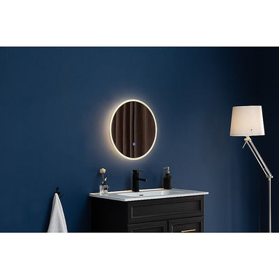 80cm LED Wall Mirror Bathroom Mirrors Light Decor Round Payday Deals