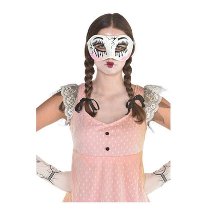 Halloween Creepy Doll Mask Costume Accessory