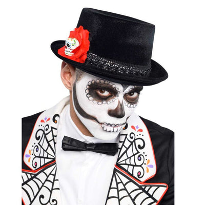 Halloween Day Of The Dead Mens Adult Top Hat Costume Accessory