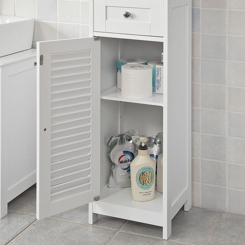 VIKUS Freestanding Tall Bathroom Cabinet 170x32x30 cm