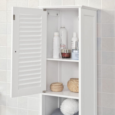 VIKUS Freestanding Tall Bathroom Cabinet 170x32x30 cm